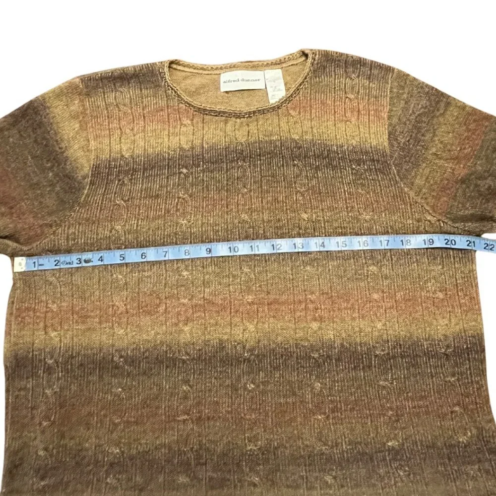 Alfred Dunner Women's Large Ombré Pullover Sweater - Picture 3 of 8